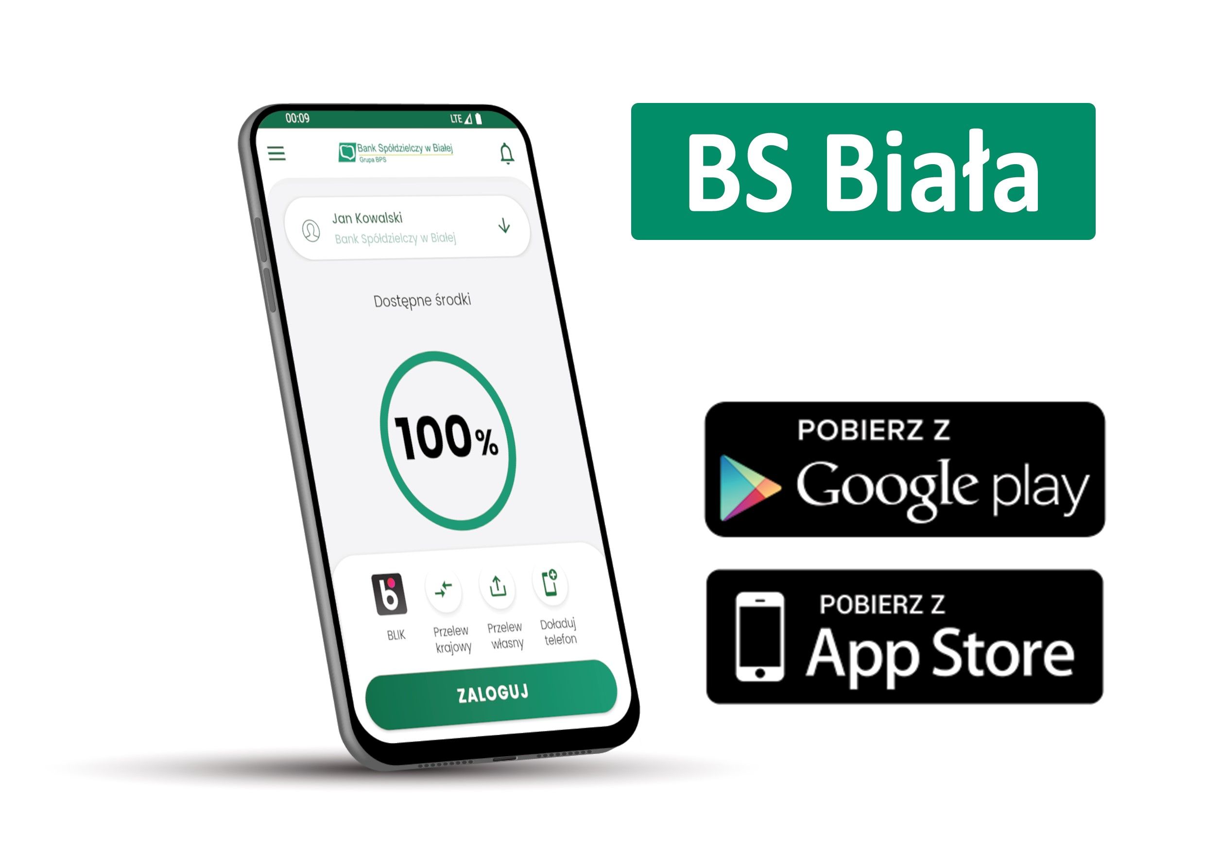 Aplikacja Mobilna BS Biała - Bank Spółdzielczy W Białej